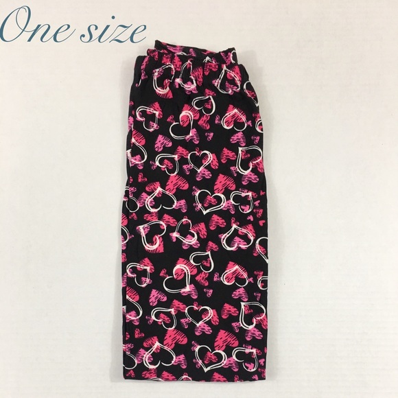 One Size Heart Buttery Soft Leggings - Picture 1 of 1